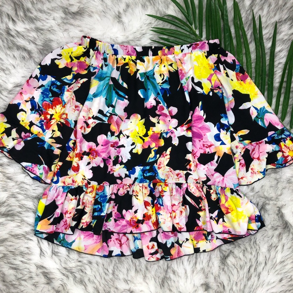 RNB Floral Off the Shoulder Blouse Medium